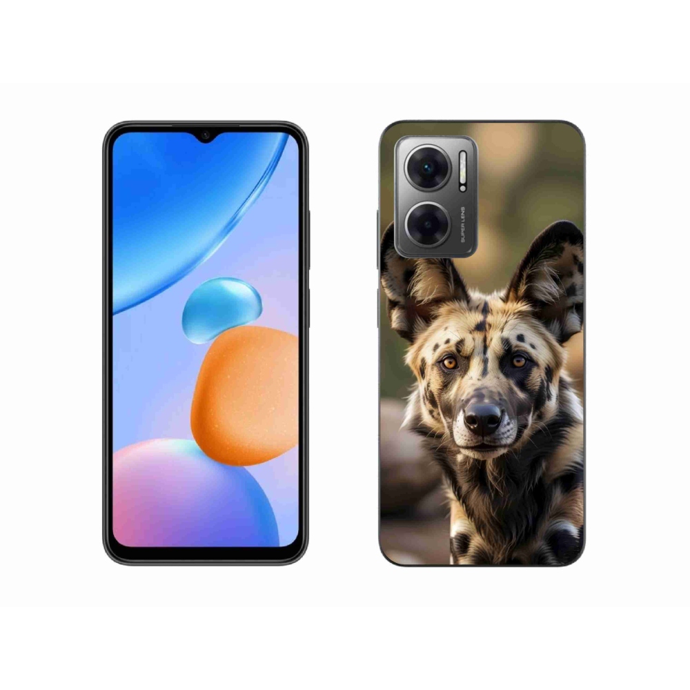 Gelový kryt mmCase na Xiaomi Redmi 10 5G - africký divoký pes