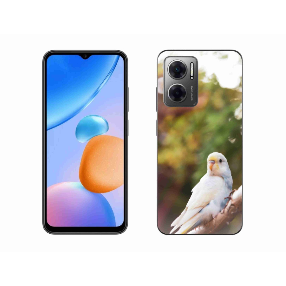 Gelový kryt mmCase na Xiaomi Redmi 10 5G - andulka bílá