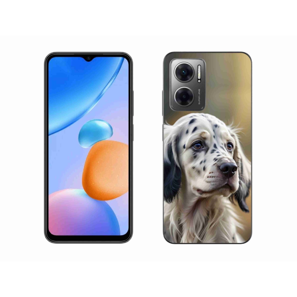 Gelový kryt mmCase na Xiaomi Redmi 10 5G - anglický setr