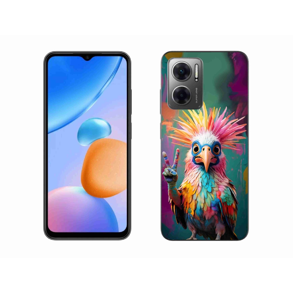Gelový kryt mmCase na Xiaomi Redmi 10 5G - barevný rebel