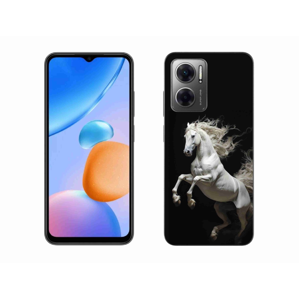 Gelový kryt mmCase na Xiaomi Redmi 10 5G - bílý kůň 4