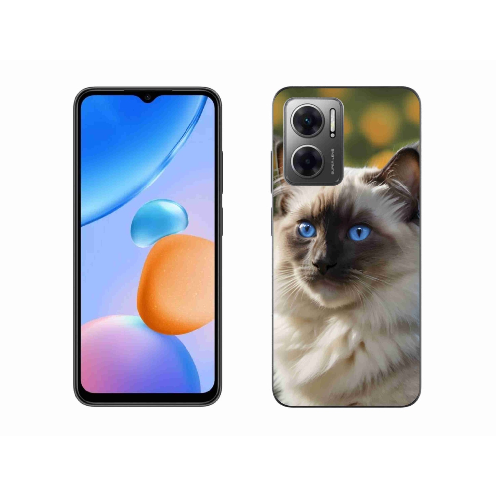 Gelový kryt mmCase na Xiaomi Redmi 10 5G - bílý ragdoll