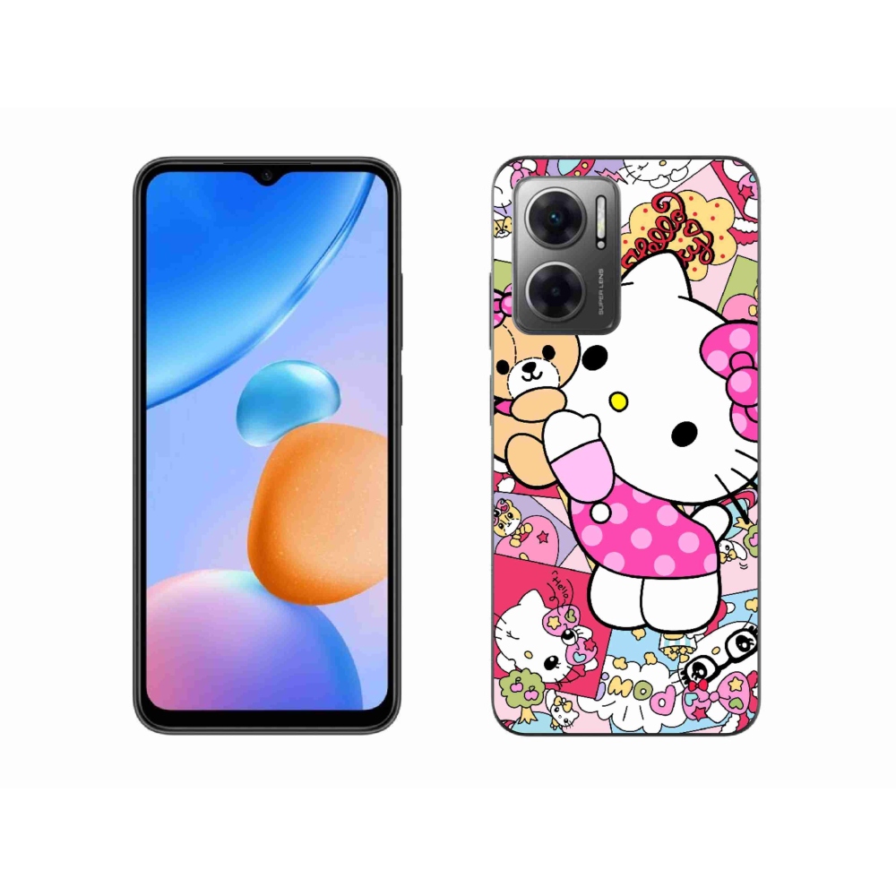 Gelový kryt mmCase na Xiaomi Redmi 10 5G - cute kitty