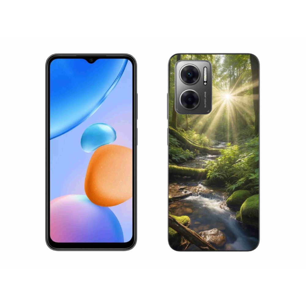 Gelový kryt mmCase na Xiaomi Redmi 10 5G - hlubina lesa