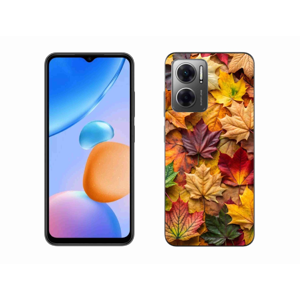 Gelový kryt mmCase na Xiaomi Redmi 10 5G - javorové listy 2