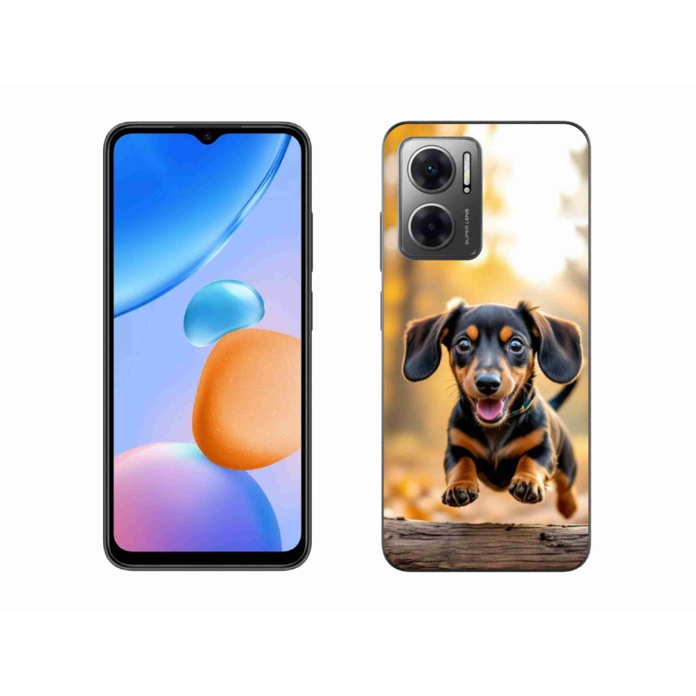 Gelový kryt mmCase na Xiaomi Redmi 10 5G - jezevčík 2