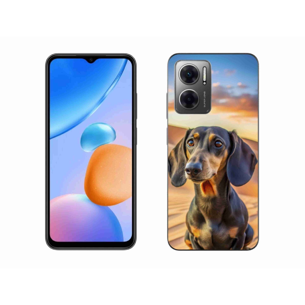 Gelový kryt mmCase na Xiaomi Redmi 10 5G - jezevčík 3 