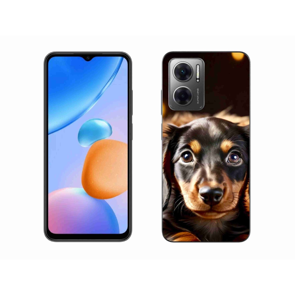 Gelový kryt mmCase na Xiaomi Redmi 10 5G - jezevčík