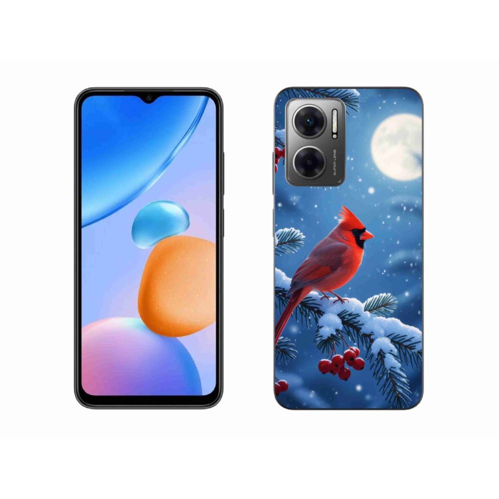 Gelový kryt mmCase na Xiaomi Redmi 10 5G - kardinál červený