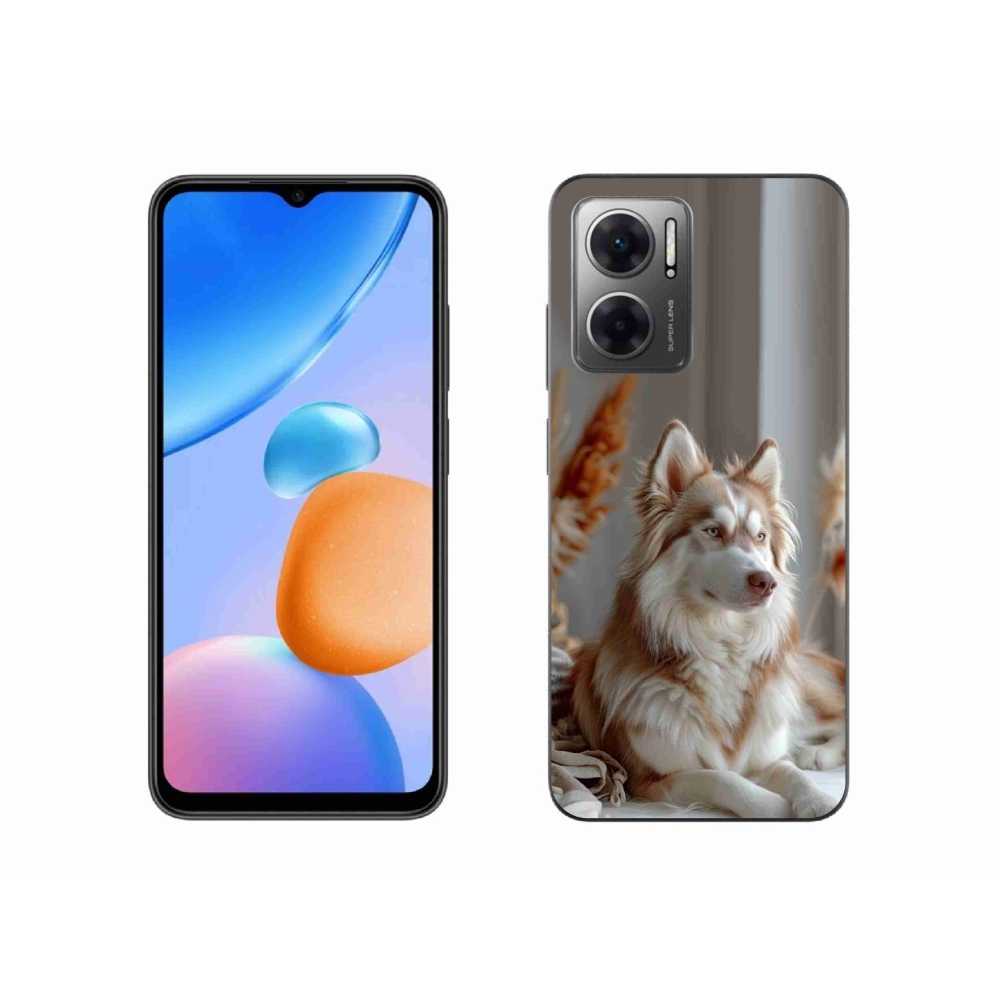 Gelový kryt mmCase na Xiaomi Redmi 10 5G - klidný sibiřský husky