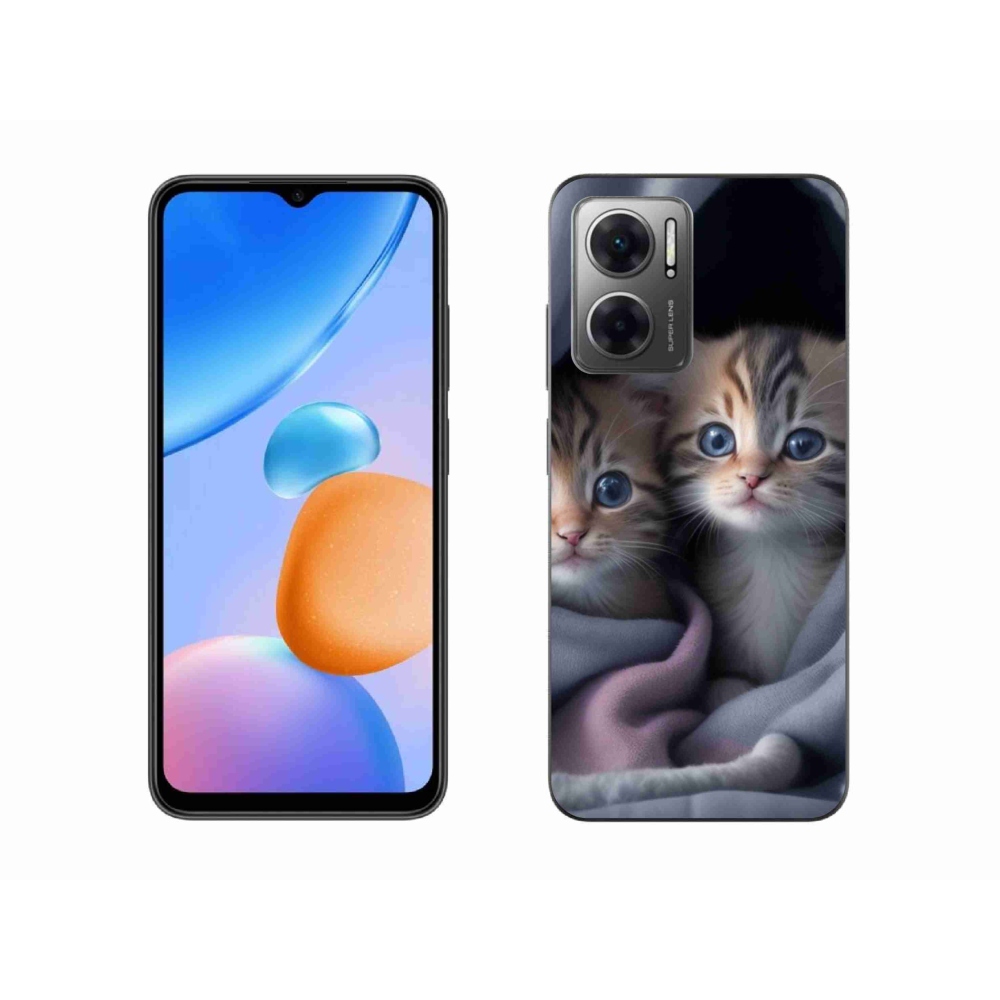 Gelový kryt mmCase na Xiaomi Redmi 10 5G - kočičí duo 2