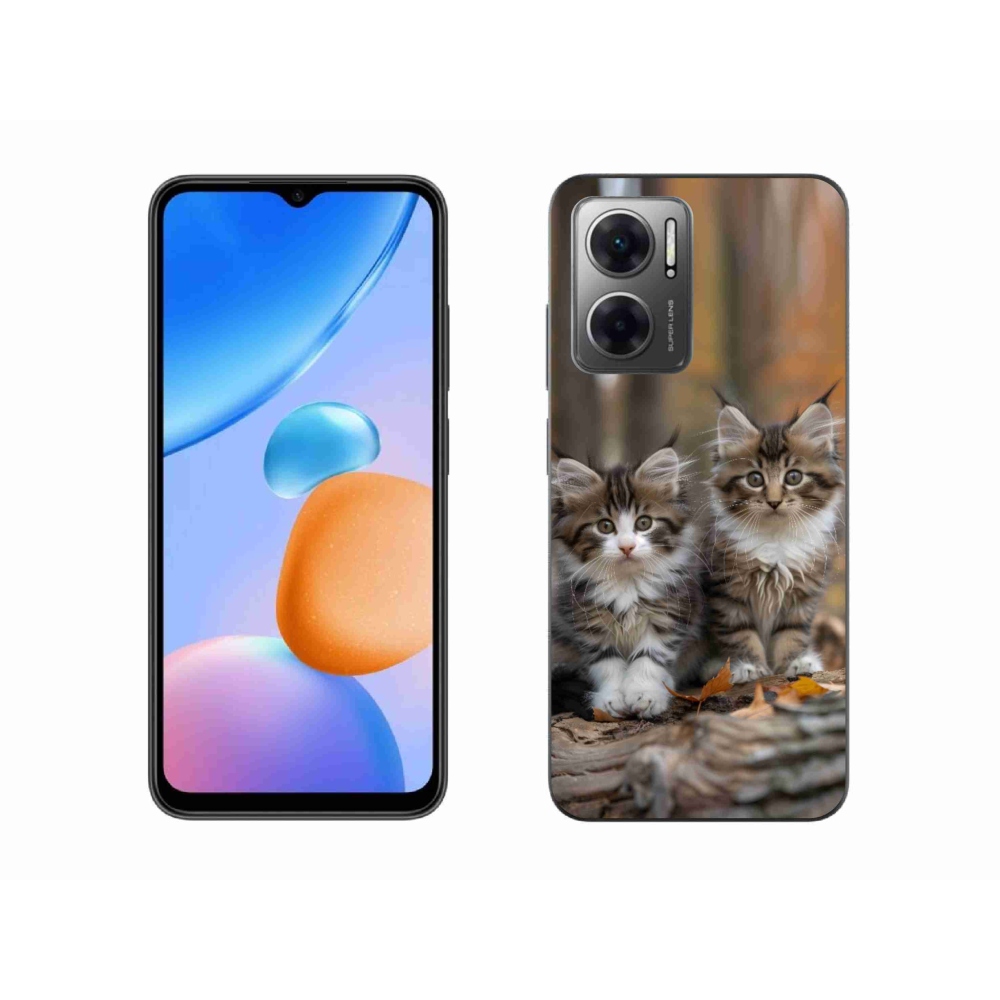 Gelový kryt mmCase na Xiaomi Redmi 10 5G - kočičí duo 3