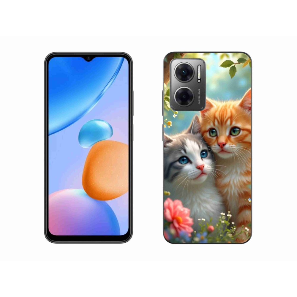 Gelový kryt mmCase na Xiaomi Redmi 10 5G - kočičí láska 2