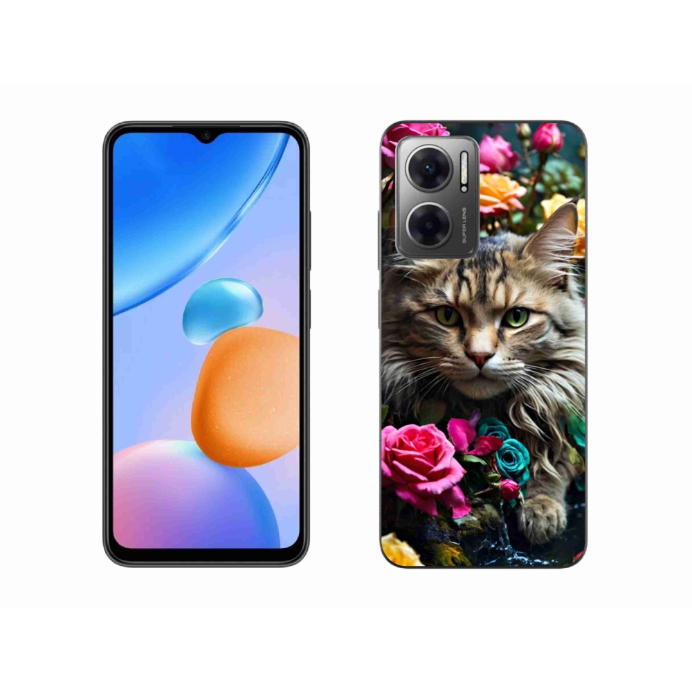 Gelový kryt mmCase na Xiaomi Redmi 10 5G - kočíčí pohled 2