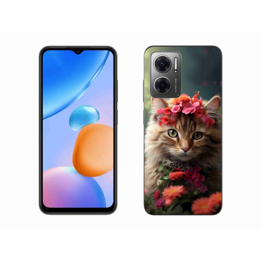 Gelový kryt mmCase na Xiaomi Redmi 10 5G - kočíčí princezna