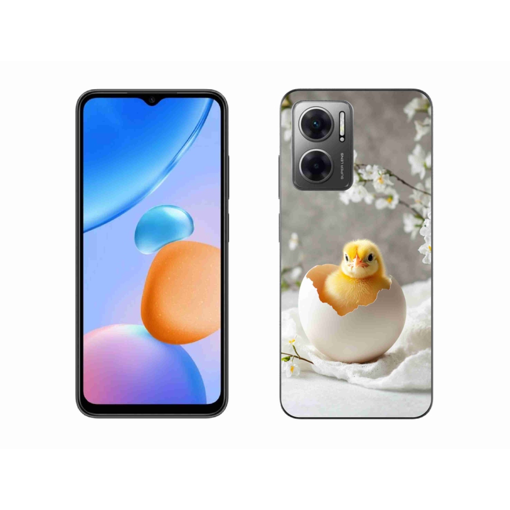 Gelový kryt mmCase na Xiaomi Redmi 10 5G - kuřátko