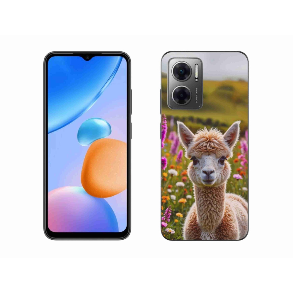 Gelový kryt mmCase na Xiaomi Redmi 10 5G - lama na louce