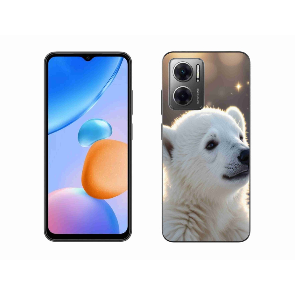 Gelový kryt mmCase na Xiaomi Redmi 10 5G - lední medvěd