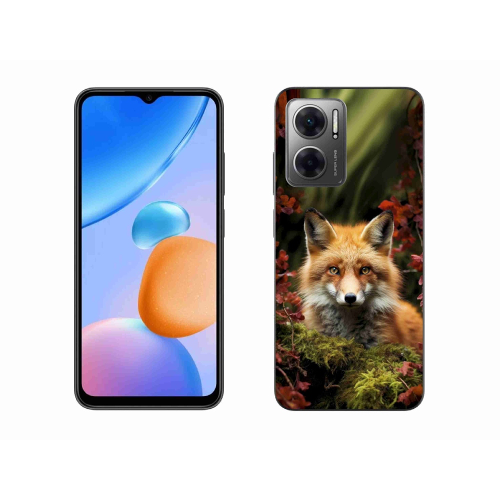 Gelový kryt mmCase na Xiaomi Redmi 10 5G - liška v lese