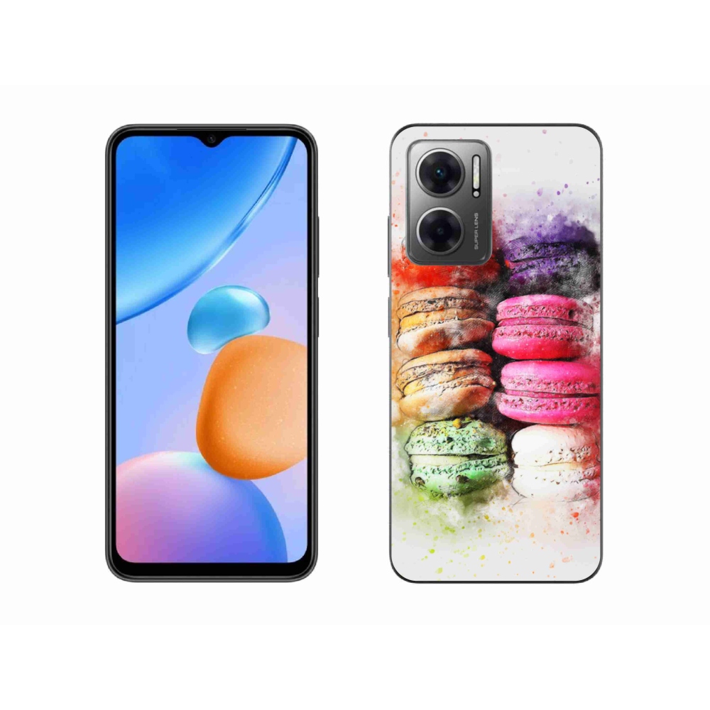 Gelový kryt mmCase na Xiaomi Redmi 10 5G - makrónky