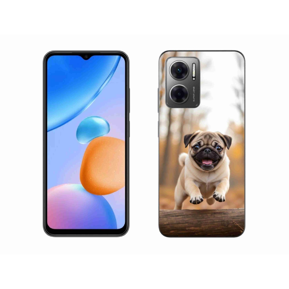 Gelový kryt mmCase na Xiaomi Redmi 10 5G - mops 2