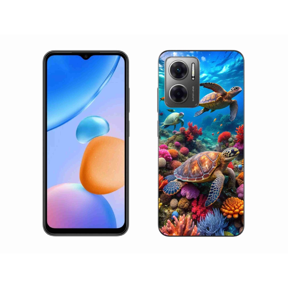 Gelový kryt mmCase na Xiaomi Redmi 10 5G - mořský svět 2