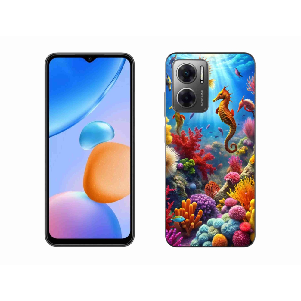 Gelový kryt mmCase na Xiaomi Redmi 10 5G - mořský svět 3