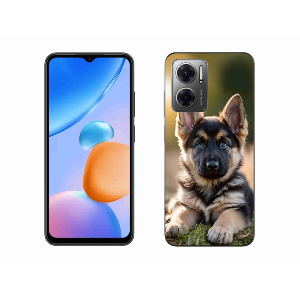 Gelový kryt mmCase na Xiaomi Redmi 10 5G - německý ovčák v přírodě
