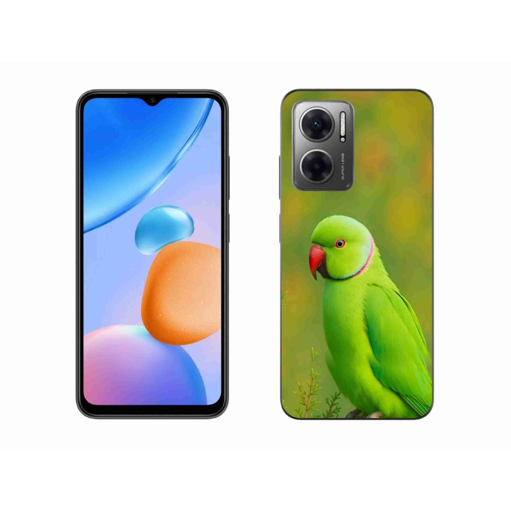 Gelový kryt mmCase na Xiaomi Redmi 10 5G - papoušek alexandr 2
