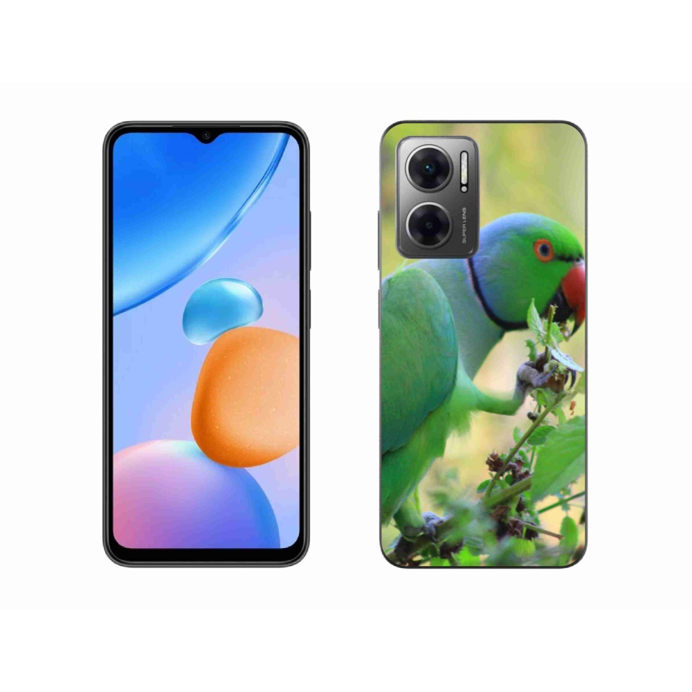 Gelový kryt mmCase na Xiaomi Redmi 10 5G - papoušek alexandr
