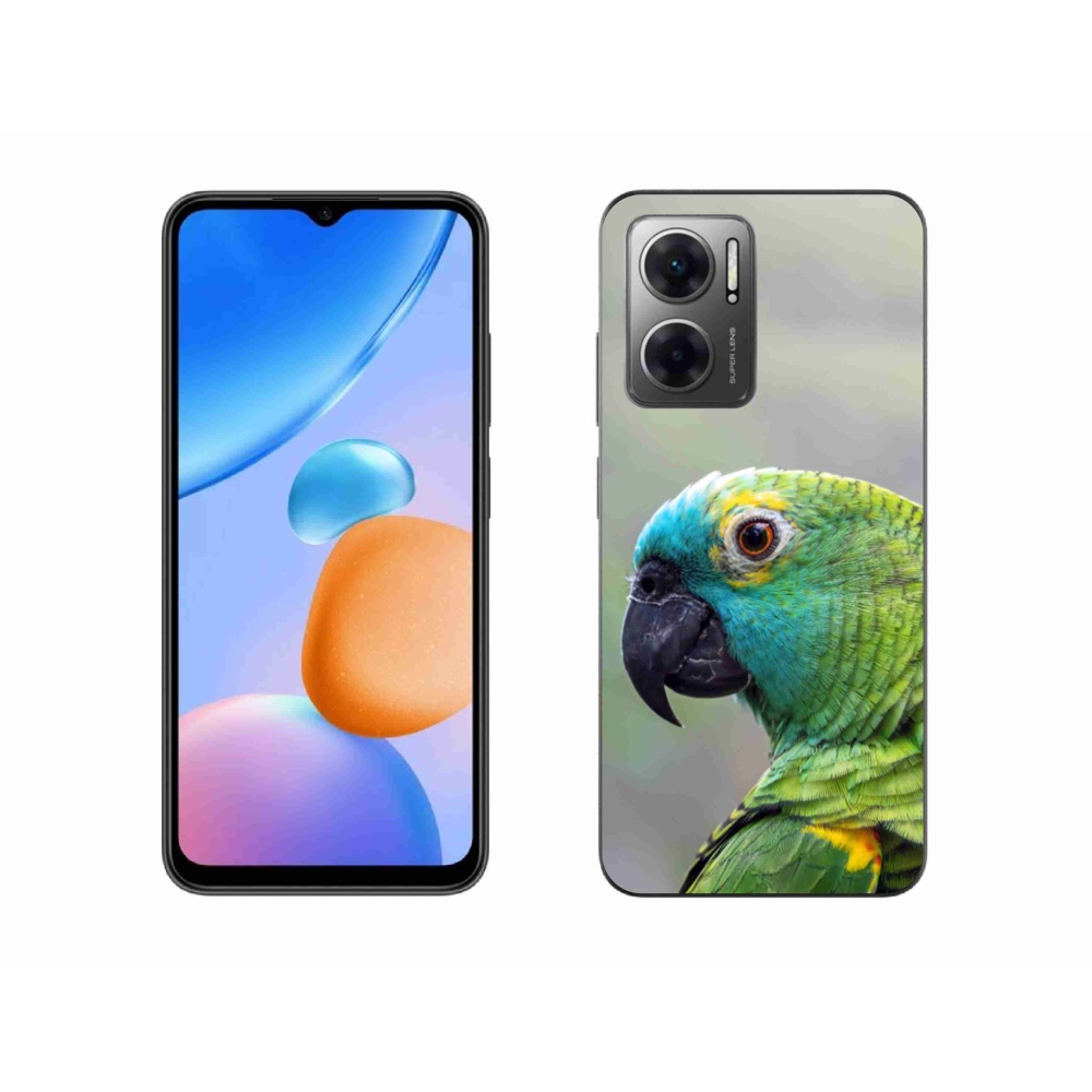 Gelový kryt mmCase na Xiaomi Redmi 10 5G - papoušek amazoňan