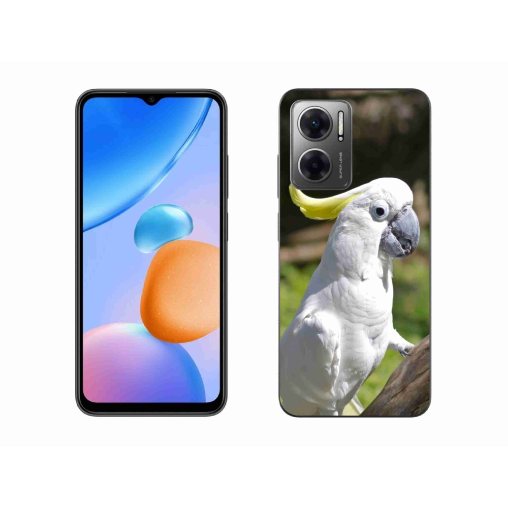 Gelový kryt mmCase na Xiaomi Redmi 10 5G - papoušek kakadu 2