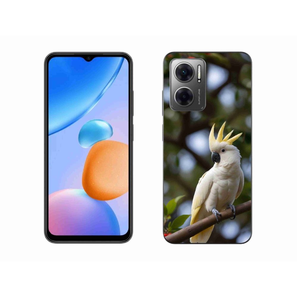 Gelový kryt mmCase na Xiaomi Redmi 10 5G - papoušek kakadu 3