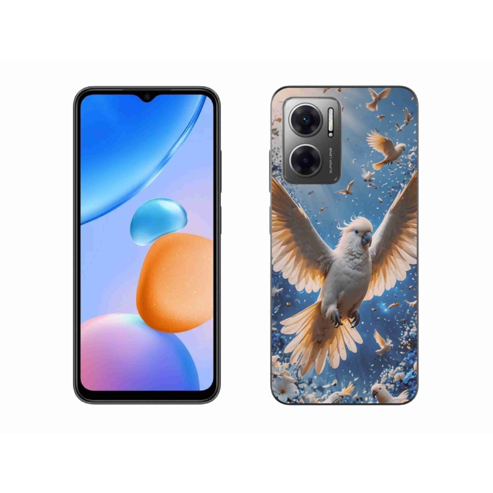 Gelový kryt mmCase na Xiaomi Redmi 10 5G - papoušek kakadu