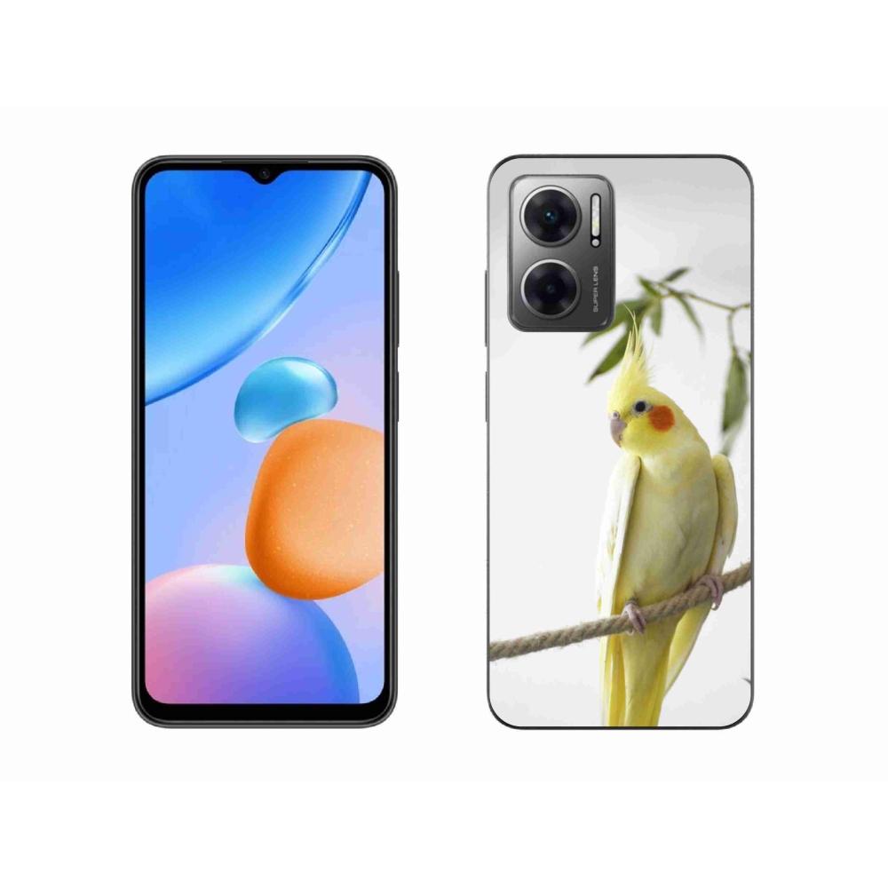 Gelový kryt mmCase na Xiaomi Redmi 10 5G - papoušek korela chocholatá