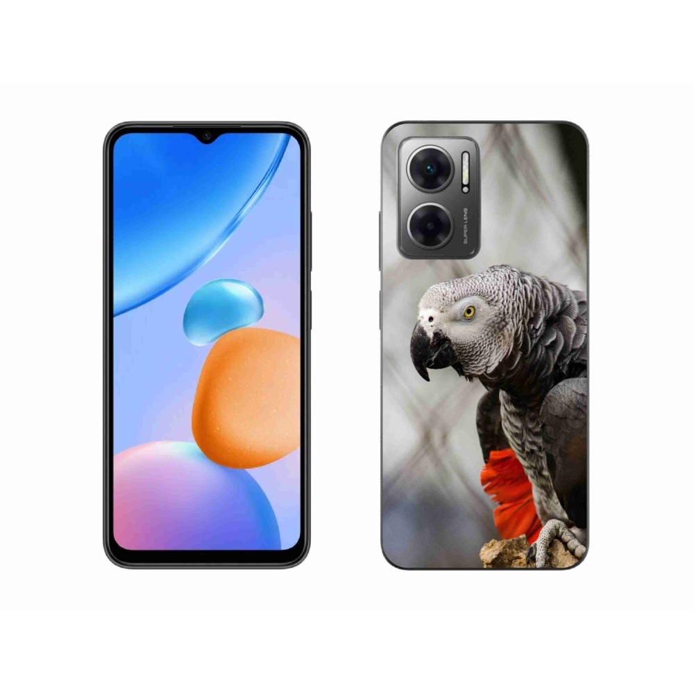 Gelový kryt mmCase na Xiaomi Redmi 10 5G - papoušek žako 3