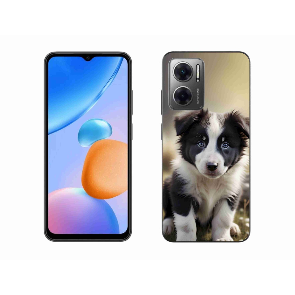 Gelový kryt mmCase na Xiaomi Redmi 10 5G - roztomilá border kolie
