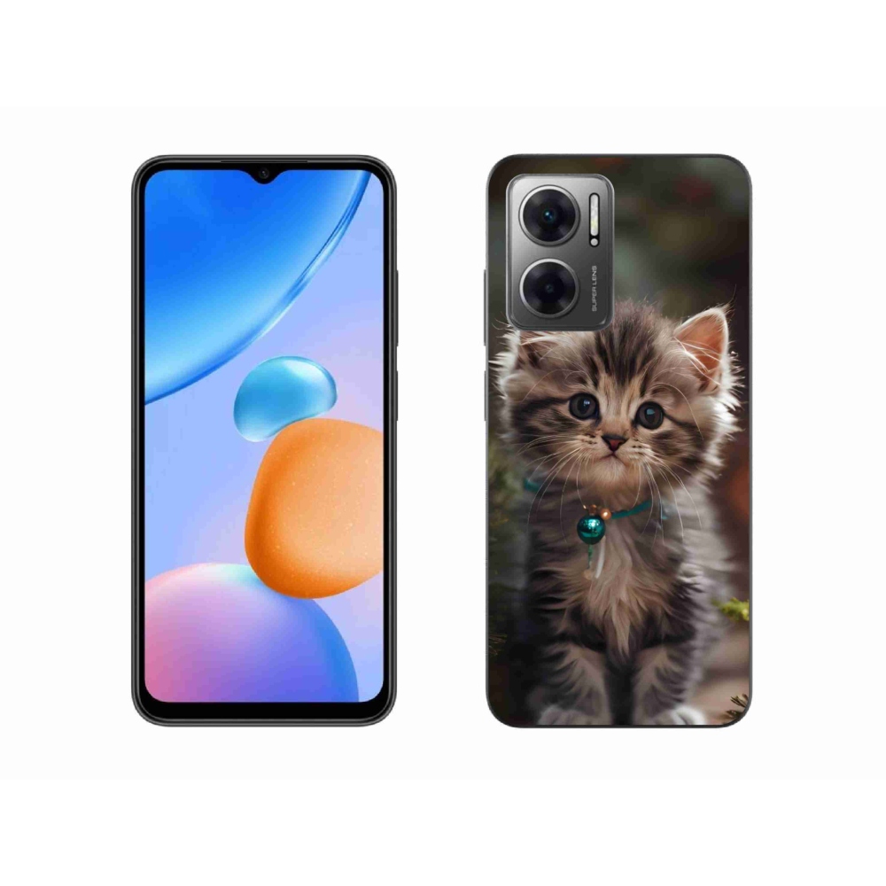 Gelový kryt mmCase na Xiaomi Redmi 10 5G - roztomilé kotě 11