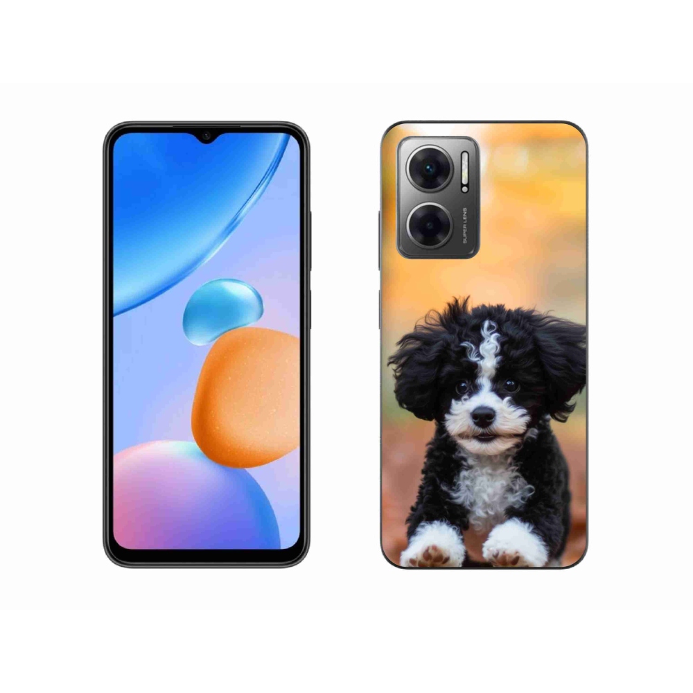 Gelový kryt mmCase na Xiaomi Redmi 10 5G - roztomilé štěně 2