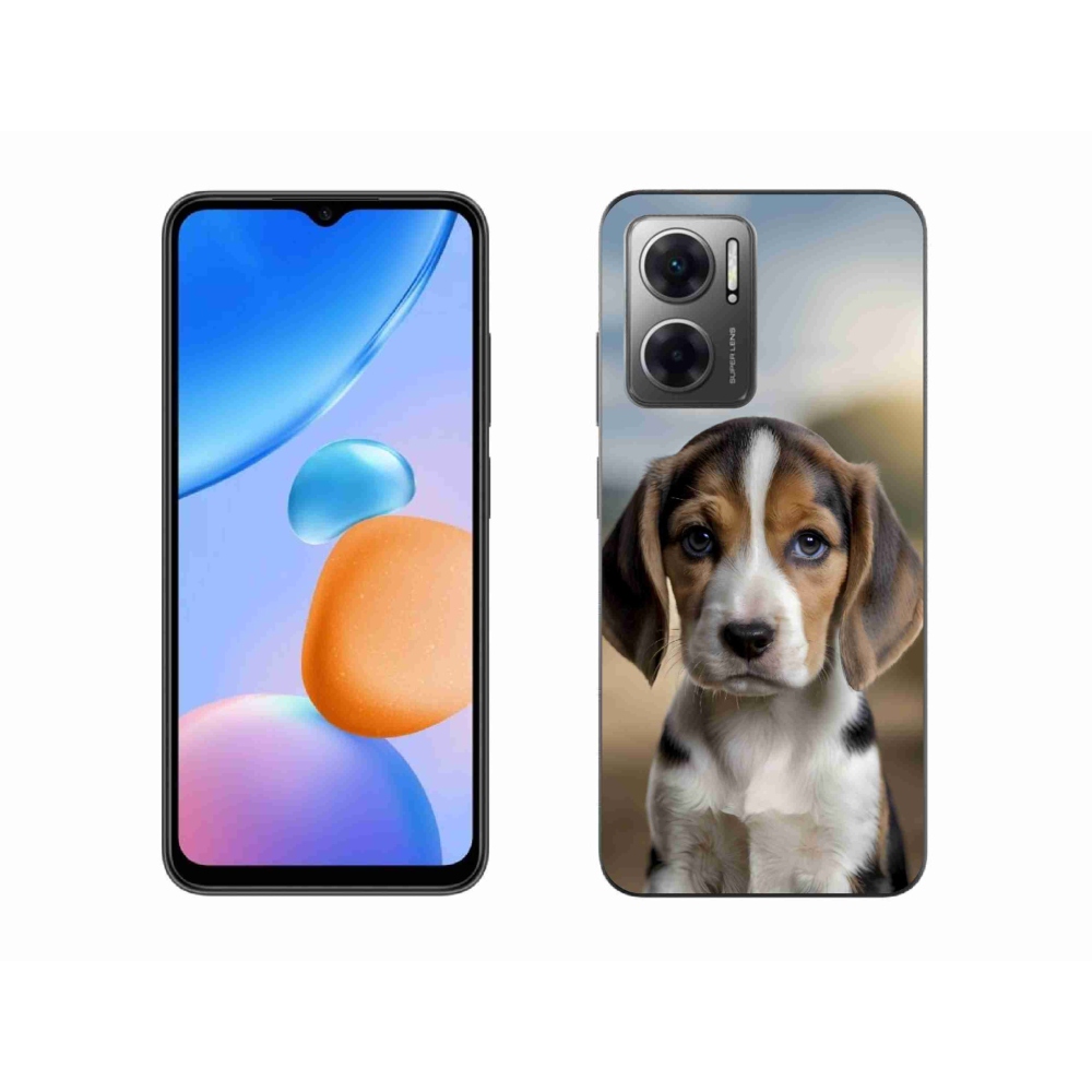 Gelový kryt mmCase na Xiaomi Redmi 10 5G - roztomilý bígl