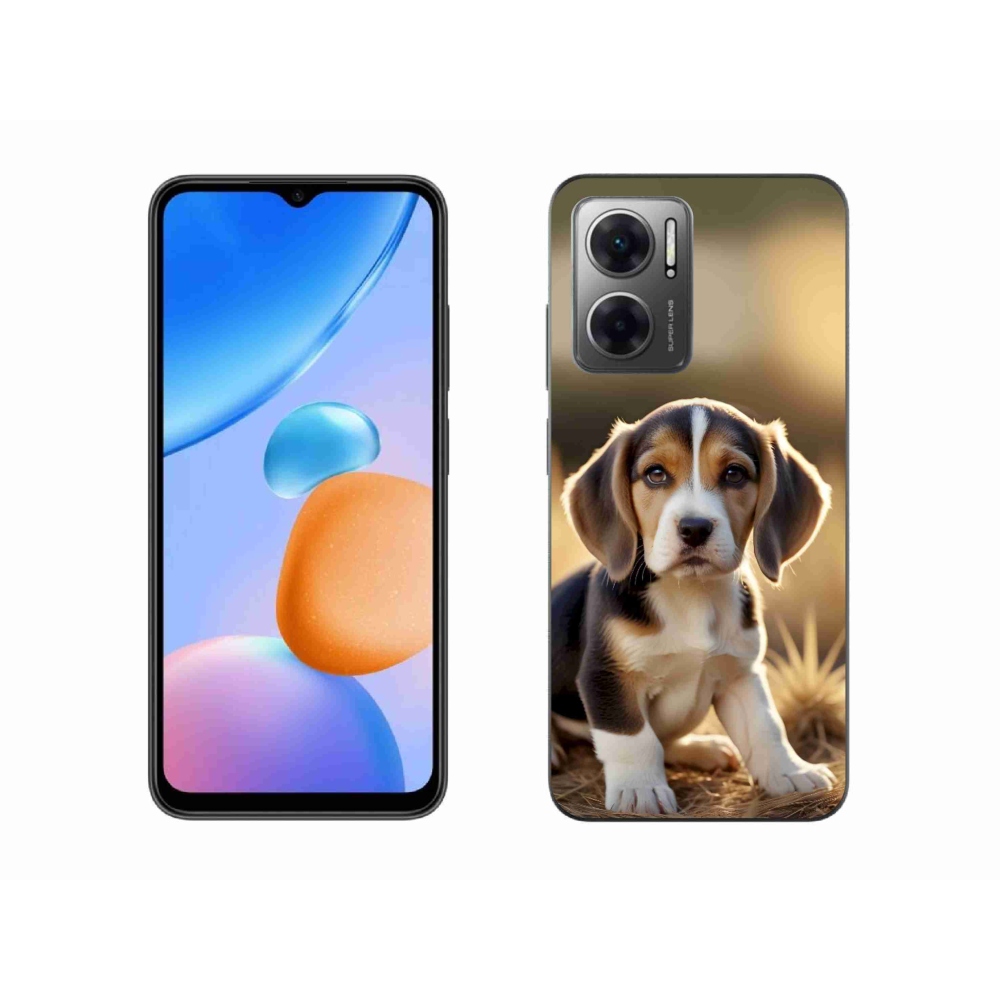 Gelový kryt mmCase na Xiaomi Redmi 10 5G - roztomilý bígl
