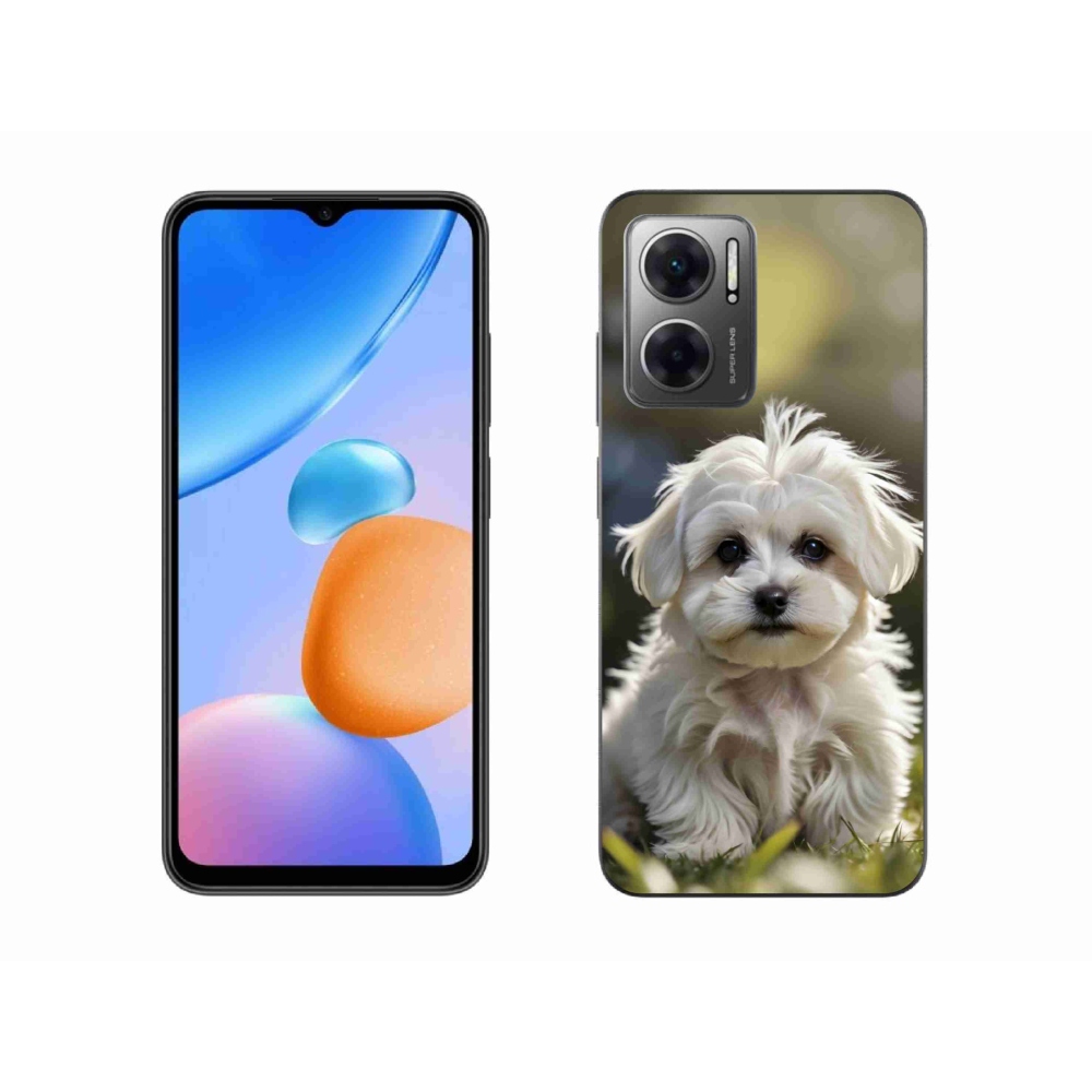 Gelový kryt mmCase na Xiaomi Redmi 10 5G - roztomilý maltézský psík