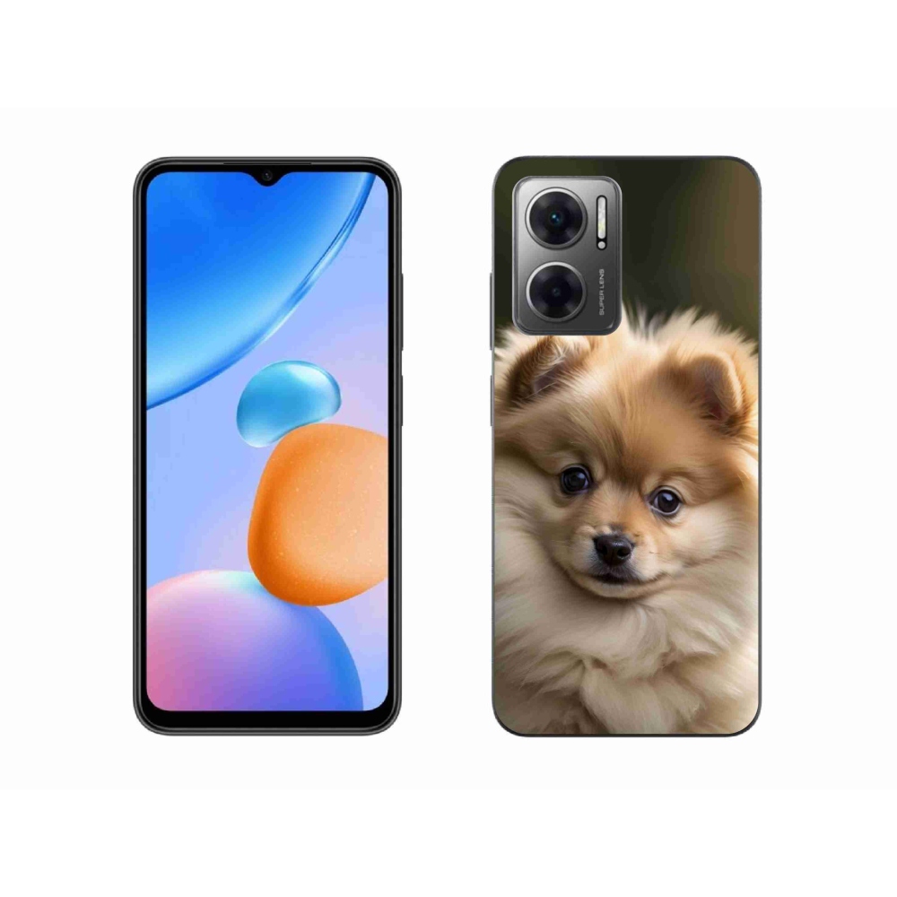 Gelový kryt mmCase na Xiaomi Redmi 10 5G - roztomilý pomeranian 2