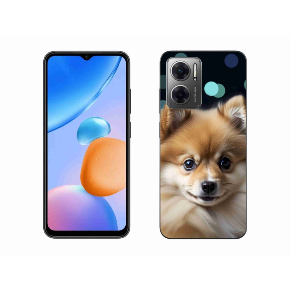 Gelový kryt mmCase na Xiaomi Redmi 10 5G - roztomilý pomeranian