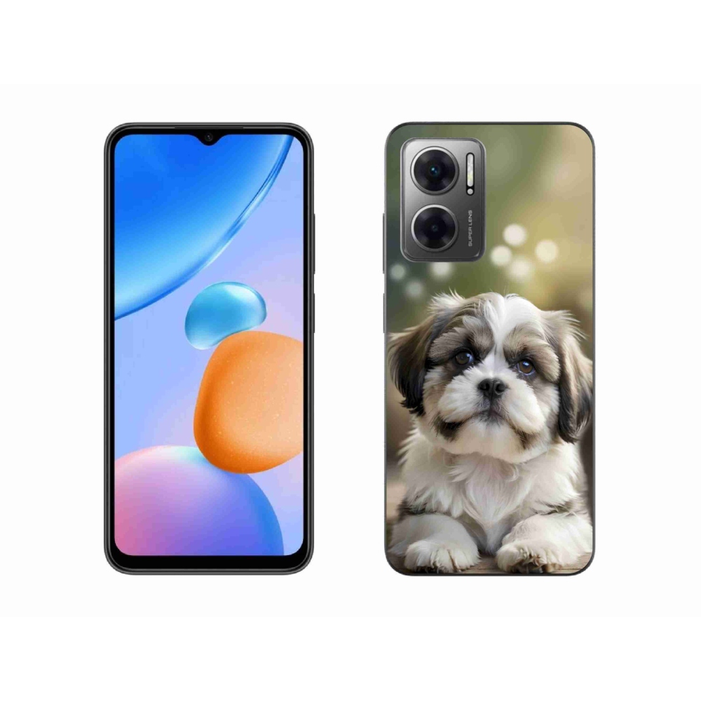 Gelový kryt mmCase na Xiaomi Redmi 10 5G - roztomilý shih-tzu