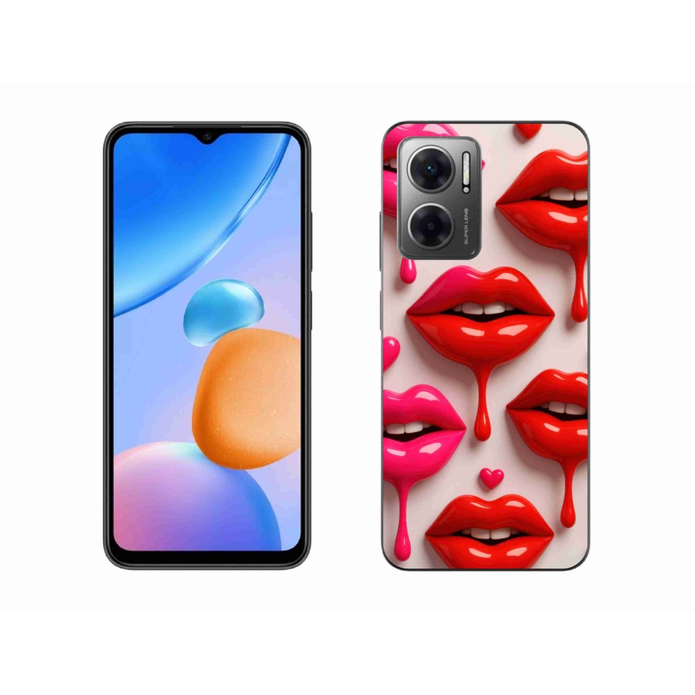 Gelový kryt mmCase na Xiaomi Redmi 10 5G - rty 2