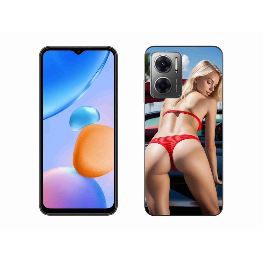 Gelový kryt mmCase na Xiaomi Redmi 10 5G - sexy žena 2