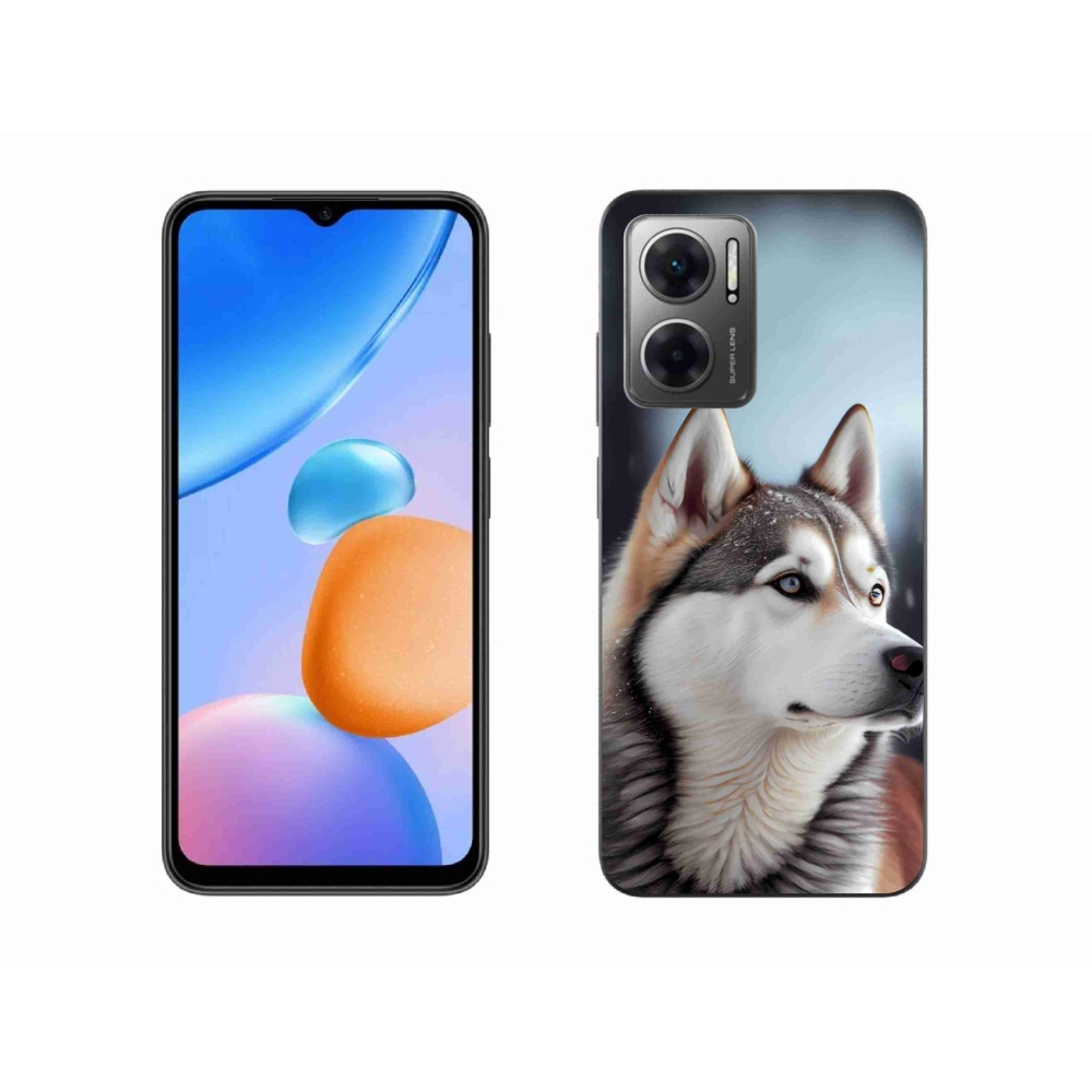 Gelový kryt mmCase na Xiaomi Redmi 10 5G - sibiřský husky