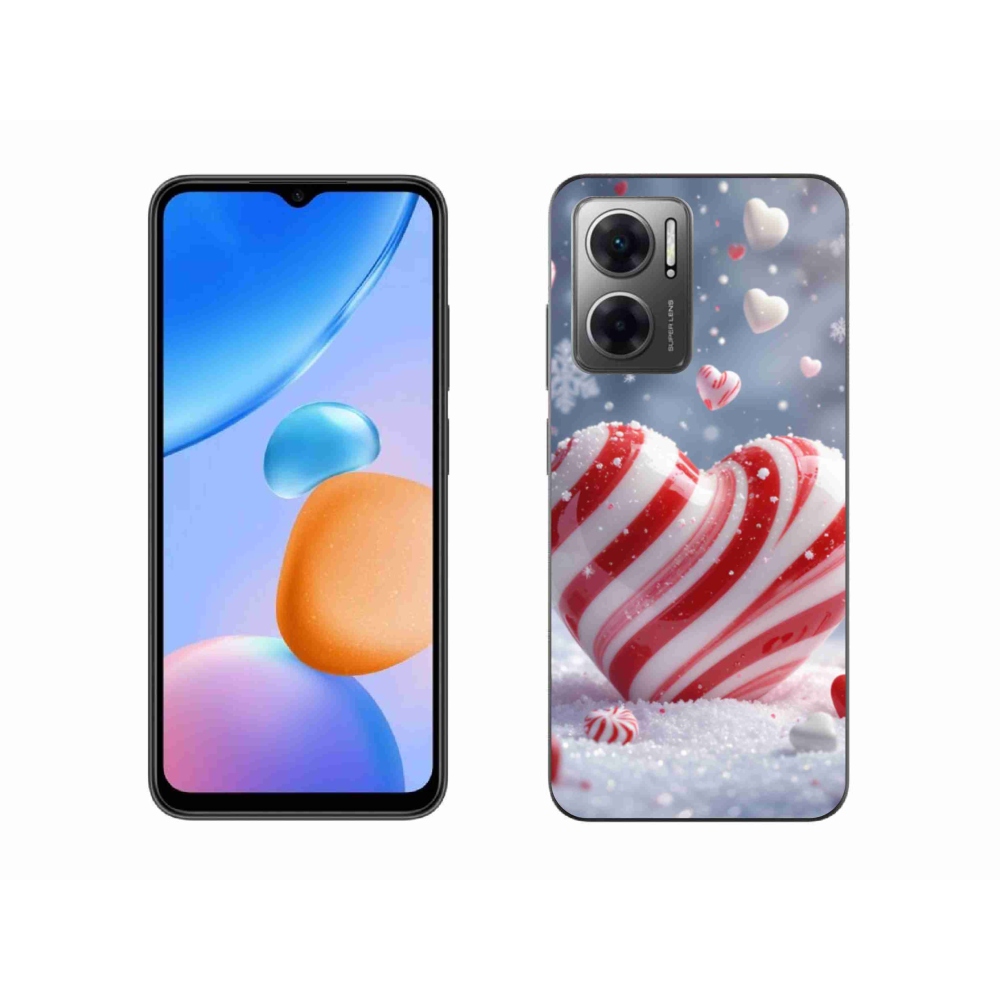 Gelový kryt mmCase na Xiaomi Redmi 10 5G - sladké srdce