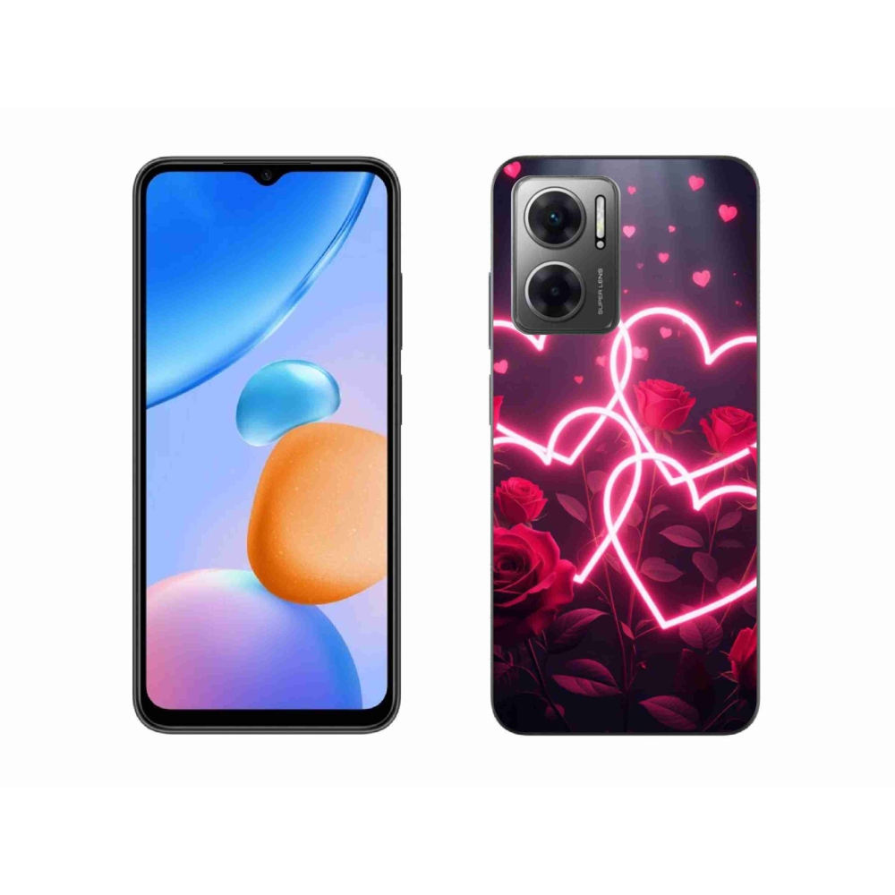 Gelový kryt mmCase na Xiaomi Redmi 10 5G - srdce lásky